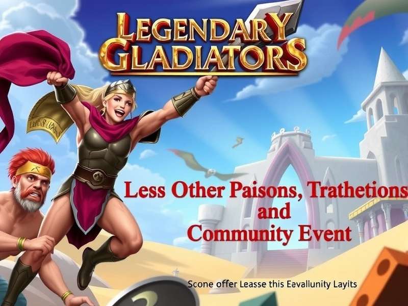 Legendary Gladiators Main Game Screen
